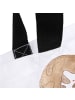 Mr. & Mrs. Panda Stofftasche Otter Herz mit Spruch in Weiß