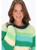 myMo Sweater in green multicolor