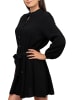 Reichstadt Damen Oversized Sommerkleid Musselin in Black