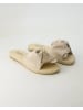 Espadrij Pantoletten in Beige
