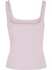 Urban Classics Urban Classics Ladies Wide Neck Rib Top 2-Pack in white+blushedrose