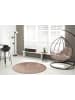 Vivorum Wohnzimmer / Schlafzimmer  Kurzflor Teppich Cross 425 in taupe