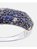 Diamant L'éternel Eternity-Ring aus 375 Weißgold mit Diamant mit Saphir