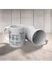 Mr. & Mrs. Panda Kinderbecher Koala Familie zwei mit Spruch in Grau Pastell