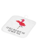 Mr. & Mrs. Panda Topflappen Flamingo Yoga mit Spruch in Weiß