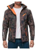 Geographical Norway Herren Regular Fit Softshelljacke  in Kaki-Orange
