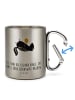 Mr. & Mrs. Panda Teebecher Stinktier Ball mit Spruch in Silber