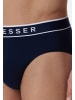 Schiesser Rio Slip / Unterhose 95/5 Cotton in Dunkelblau
