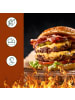 relaxdays 5tlg. Smash Burger Set in Silber