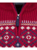 Ragman V-Ausschnitt Pullover in rot