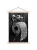 MuchoWow Poster mit Leiste Toilettenpapier  (BxH)
