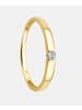 Diamant L'éternel Ring aus 333 Gelbgold mit 0.05 Karat Diamant