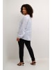 KAFFE curve Langarm-Bluse KCjalu Regular fit in Bluecolors Graphic Dot