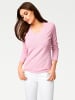 Heine V-Pullover in rosé