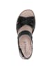 Caprice Sandalette in BLACK SOFTNAP.