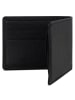 Redolz Leather Essentials QF Geldbörse RFID Leder 11,5 cm in all black
