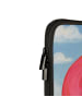 Mr. & Mrs. Panda Laptop Hülle Flamingo Stolz Design mit Spruch in Weiß