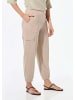 GOLDNER Kurzgröße:  Hose Hose im Cargo-Look in beige