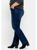 sheego Gerade Jeans in dark blue Denim