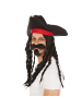 tectake Piratenfrisur, Passend zum Piratenkostüm, Piratenhut, Extra Bart