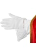 tectake St. Nikolaus-Outfit aus glänzendem, rotem Samt mit goldenen Zierborten, rot