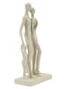 Mauro Ferretti Statuette aus cremefarbenem Kunstharz, 16 x 8 x 30,5 cm