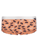 Skiny Slip 2er Pack in Schwarz/Orange