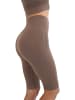 Stark Soul® High Waist Radler-Shorts in Deep Taupe