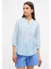 Eterna Bluse LOOSE FIT in azurblau