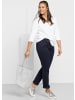 sheego 5-Pocket-Jeans in blue black denim