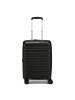 D&N Travel Line 4700 4 Rollen Kabinentrolley 55 cm mit Dehnfalte in black