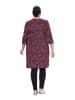 Ulla Popken Kleid in dunkel weinrot