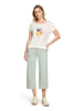 Betty Barclay Basic Shirt mit U-Boot-Ausschnitt in Patch White/Red