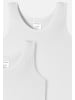 Schiesser Unterhemd / Tanktop Kids Girls 95/5 Organic Cotton in Weiß