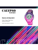 Calypso Analog-Armbanduhr Calypso Digital lila, pink groß (ca. 44mm)