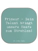 Mr. & Mrs. Panda Tassenuntersetzer Spruch Friseur Talent mit Spruch in Meeresbrise