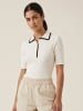 Levete Room Poloshirt LR-RYDE in 1001C - STAR WHITE COMBI