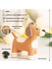 Crochetts XXL Hunde-Kuscheltier in Braun – (B)75 x (H)58 x (T)32 cm