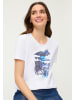 Olsen T-Shirt Hannah in weiß blau