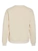 Vila Jumper round neck long sleeves soft sweatshirt look in Creme