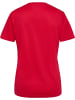 Hummel T-Shirt "Hmlauthentic Pl Jersey S/S Woman" in Rot