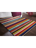 KADIMA DESIGN Luxuriöser pflegeleichter Teppich mit Streifenmuster
