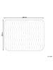 Beliani Topper FRESHGUARD MICRO in Weiß - (W) 180 x (H) 1 x (L) 200 cm
