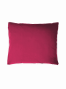 Erlich Textil  Fred Kopfkissenbezug aus Bio-Baumwolle - atmungsaktiv in knallpink