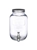 relaxdays Getränkespender in Transparent - 3,5 l