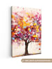 MuchoWow Leinwand Bilder Farbiger Baum