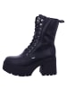 Buffalo Damen Stiefel/Boots ungefüttert MILA LACE UP MID in Schwarz