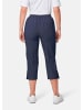 GOLDNER Pflegeleichte Capri-Schlupfhose in marine
