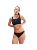 Speedo Placement Bikini zweiteiler Badeanzug in schwarz
