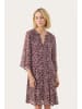 PART TWO Kleid ElkaPW Gerade Passform in Tawny Port Wallpaper Flower